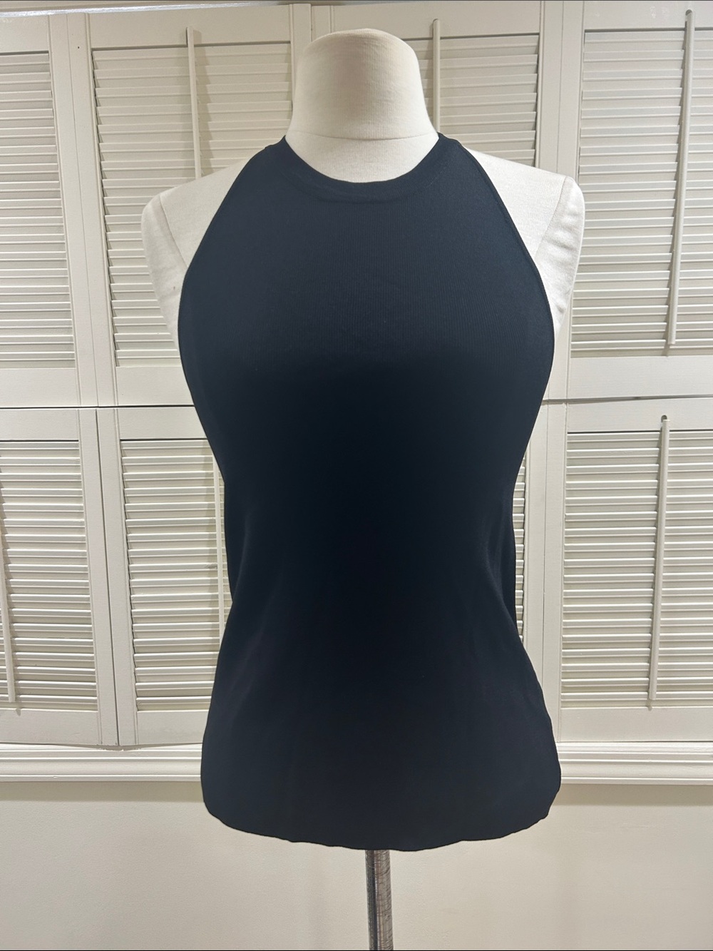 New Fate Black Halter Neck Tank Top